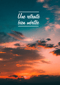 Ciel apaisant pour une retraite &eacute;panouie